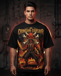 CRIMSON CORSAIR Tee — Oni Pirate - Oni Theory