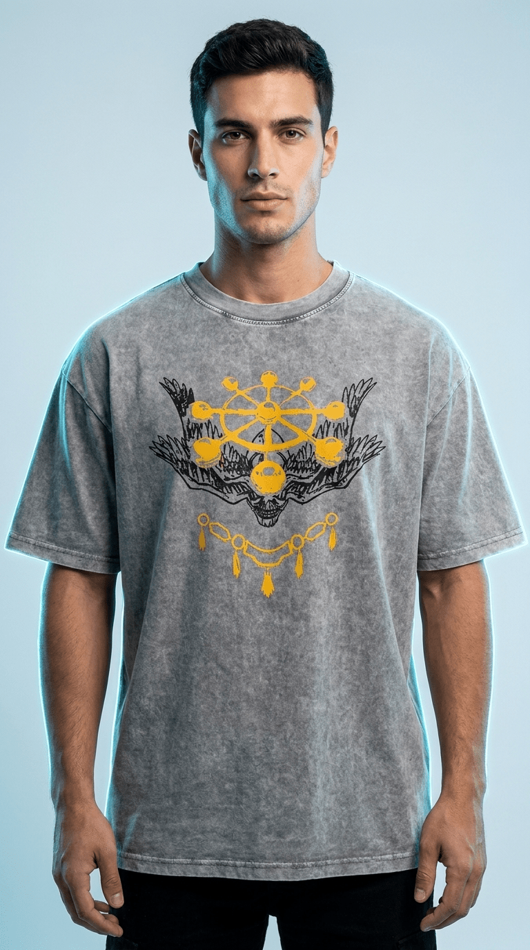 Divine General Mahoraga Graphic T-Shirt | JJK Oversized Streetwear - Oni Theory