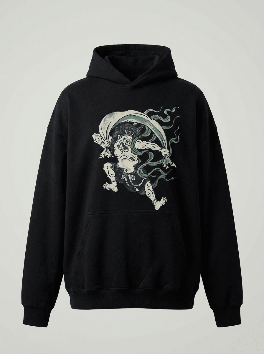 FŪJIN Hoodie — Wind God - Oni Theory
