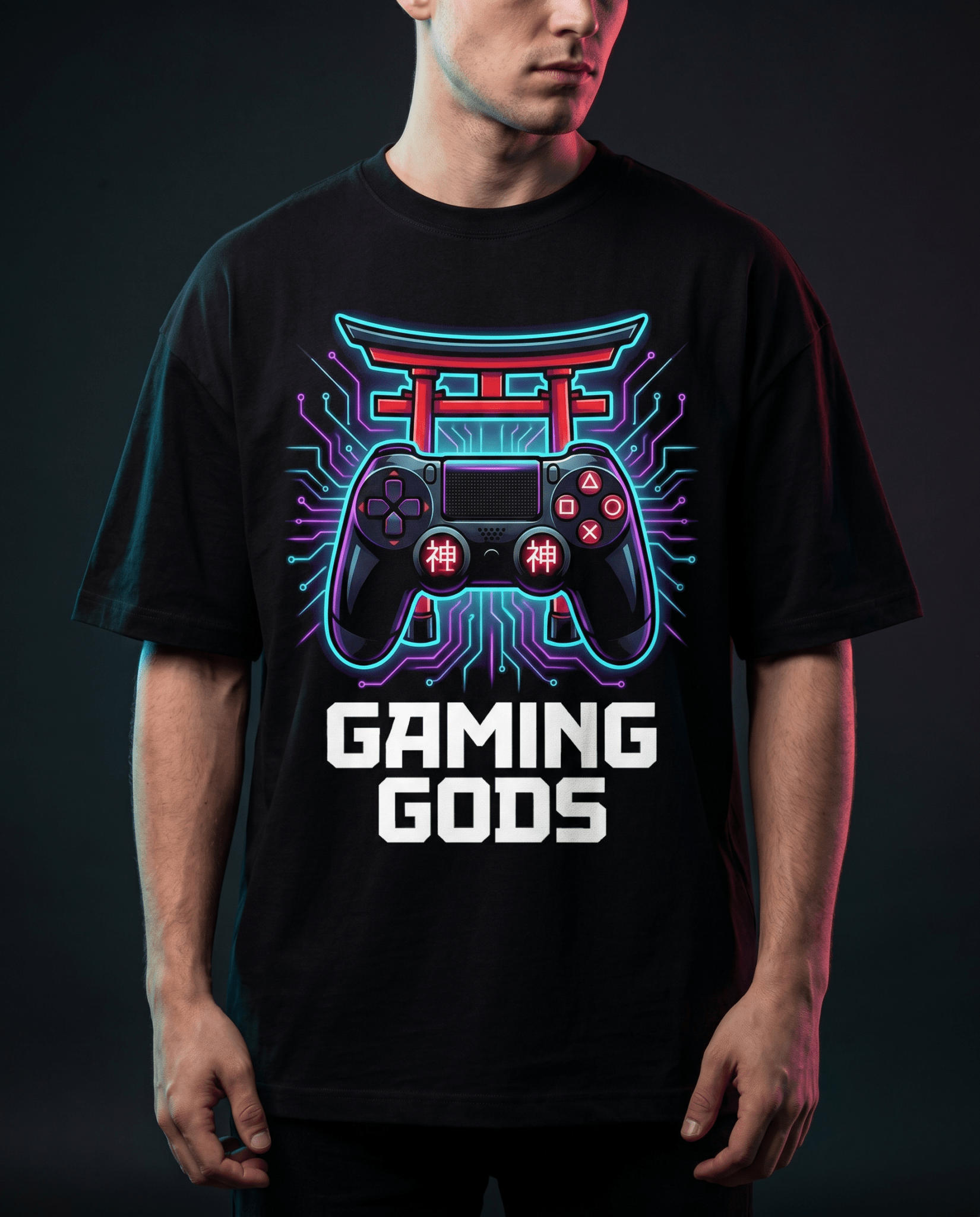 Gaming Gods Tee - Oni Theory
