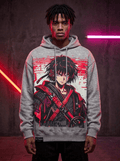 GLITCH RONIN Hoodie — Static - Oni Theory
