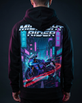 MIDNIGHT RIDER Hoodie back — large print