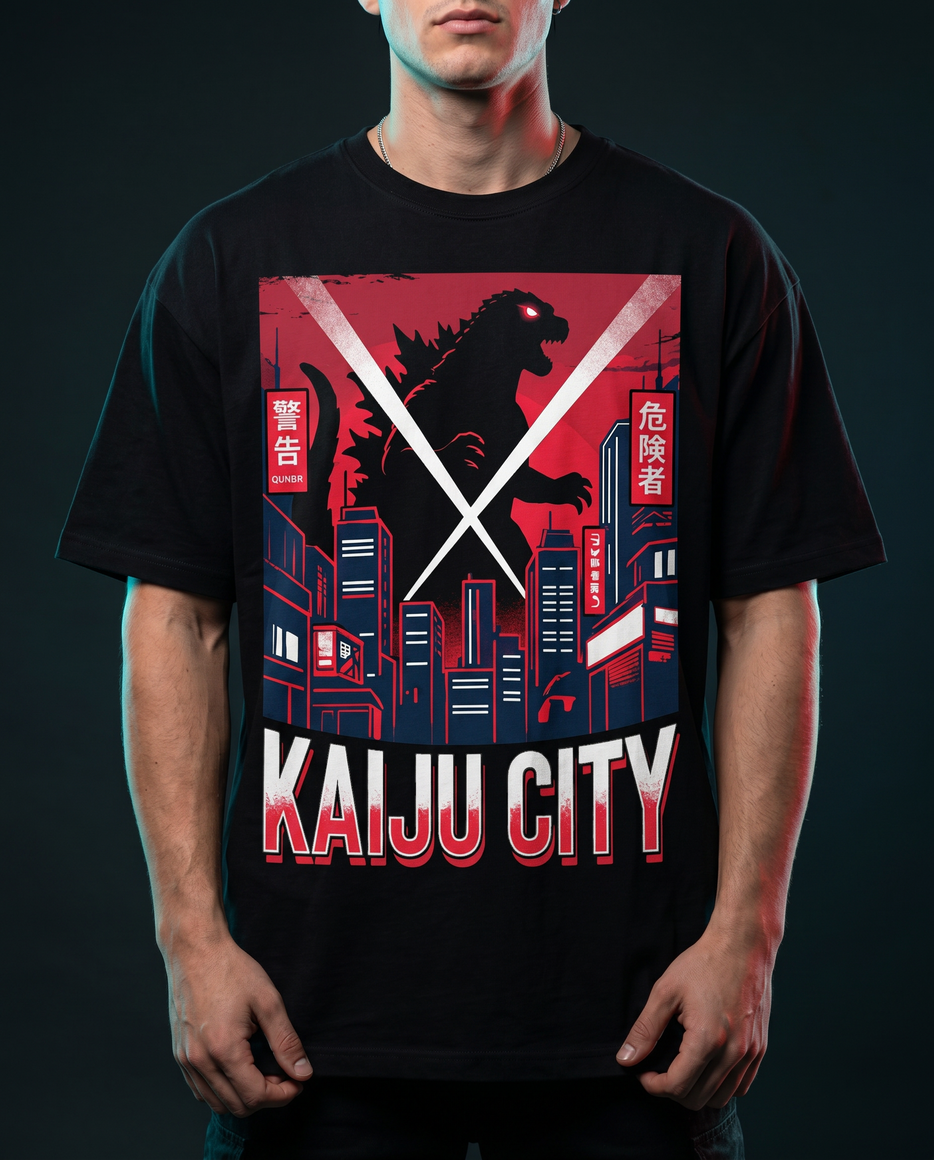 KAIJU CITY Tee front print