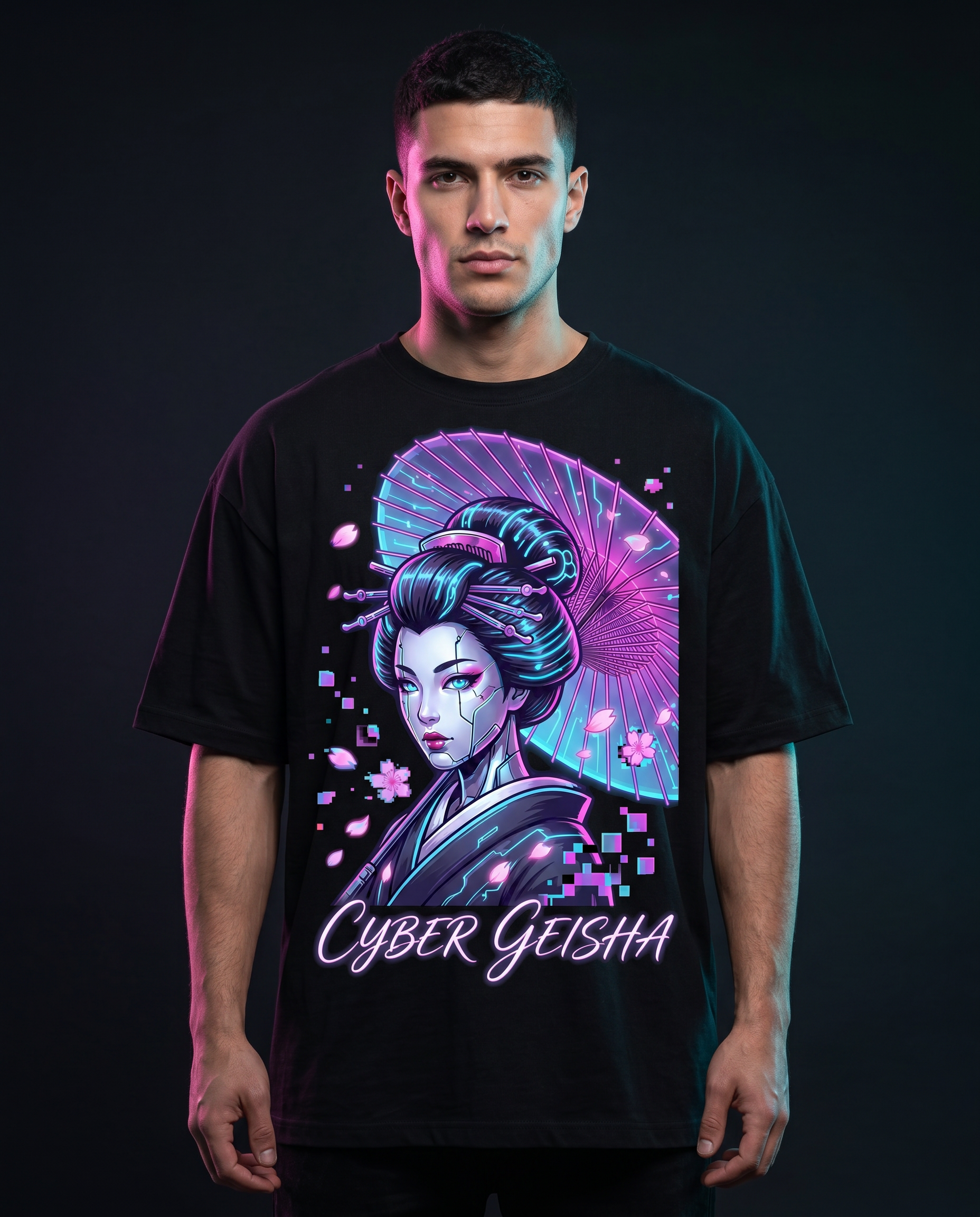 CYBER GEISHA Tee front print