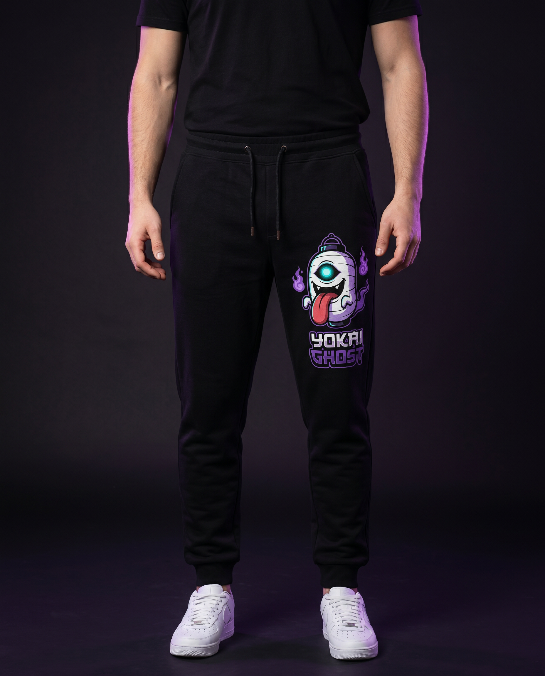 Yokai Joggers thigh print