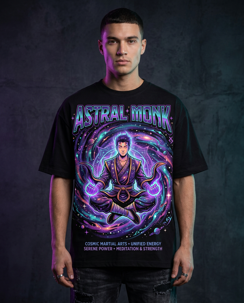 ASTRAL MONK Tee — front print