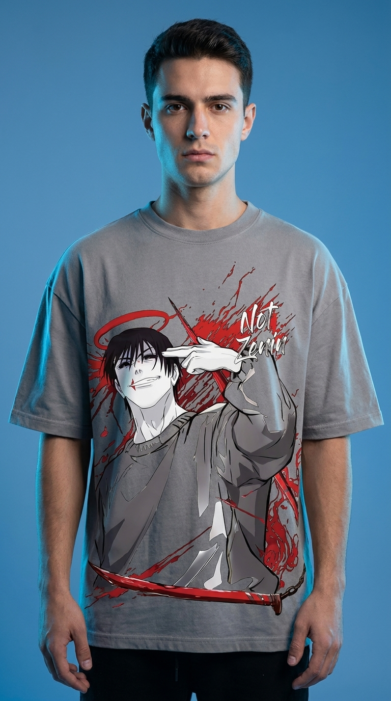 Toji Zenin Graphic Streetwear T-Shirt | JJK Oversized Anime Tee
