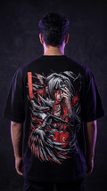 Itachi Uchiha Susanoo Graphic Streetwear T-Shirt | Oversized Anime Tee - Oni Theory