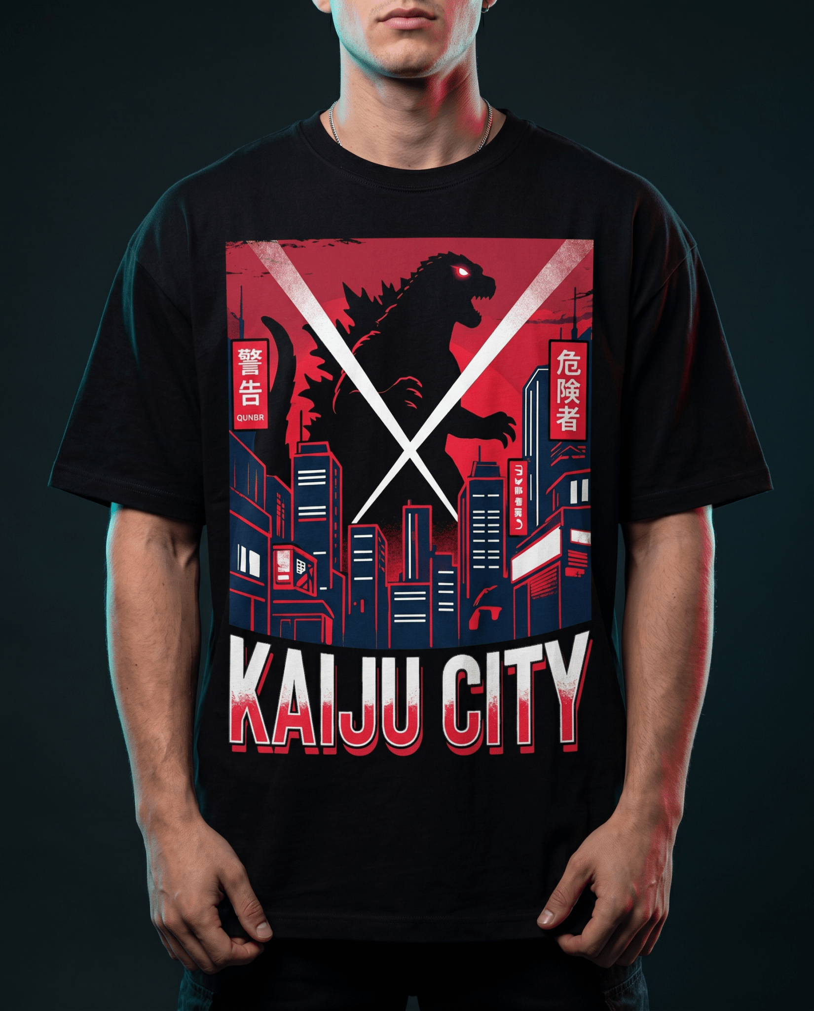 KAIJU CITY Tee — Last Warning - Oni Theory