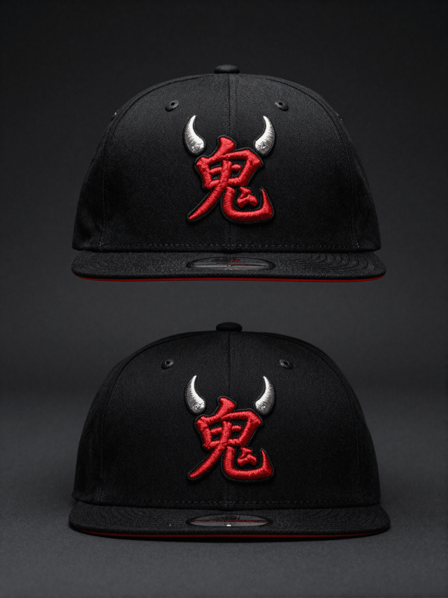 鬼 KANJI Snapback Cap - Oni Theory
