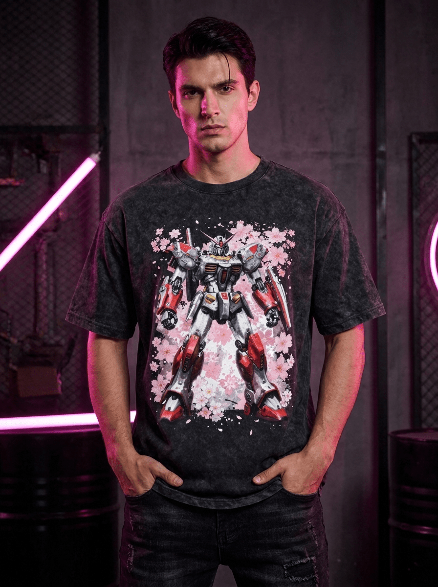 MECHA SAKURA Tee — Bloom Protocol - Oni Theory