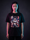 NEON YUREI Tee — Katana Girl - Oni Theory