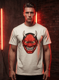ONI MASK Tee — Bone - Oni Theory