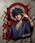 OUTCAST Tee — Fallen Halo - Oni Theory