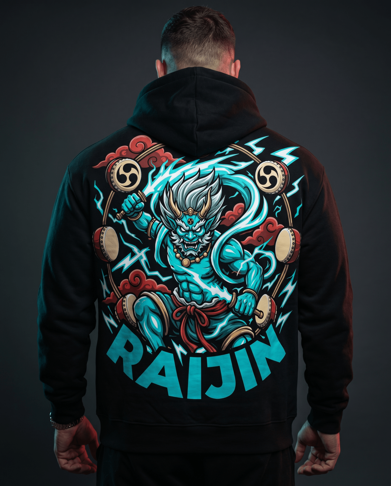RAIJIN Hoodie — Thunder God - Oni Theory