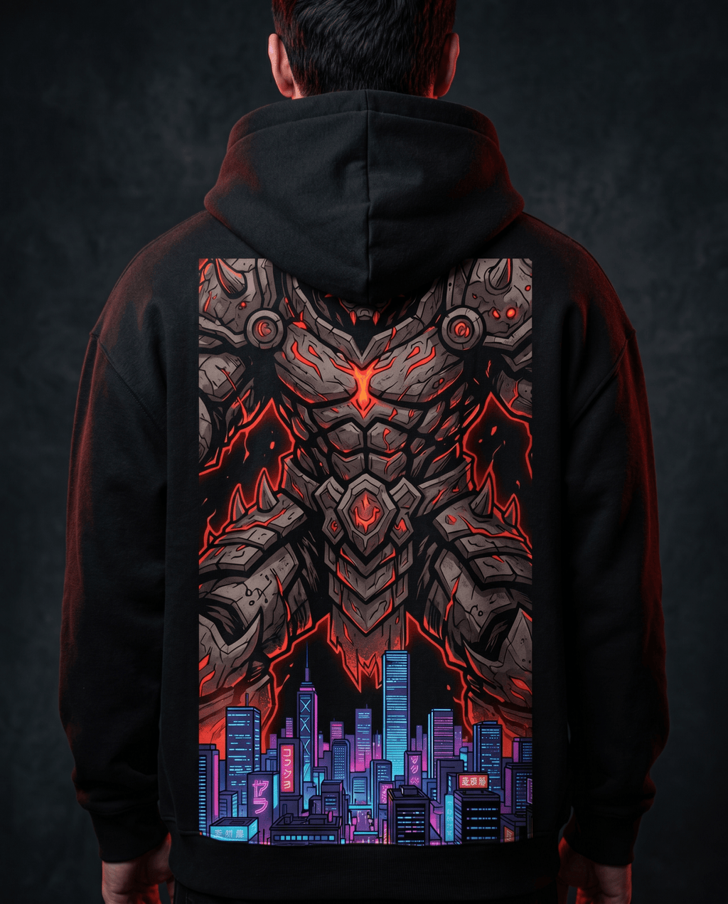 STONE ONI TITAN Hoodie — Ancient Protector - Oni Theory