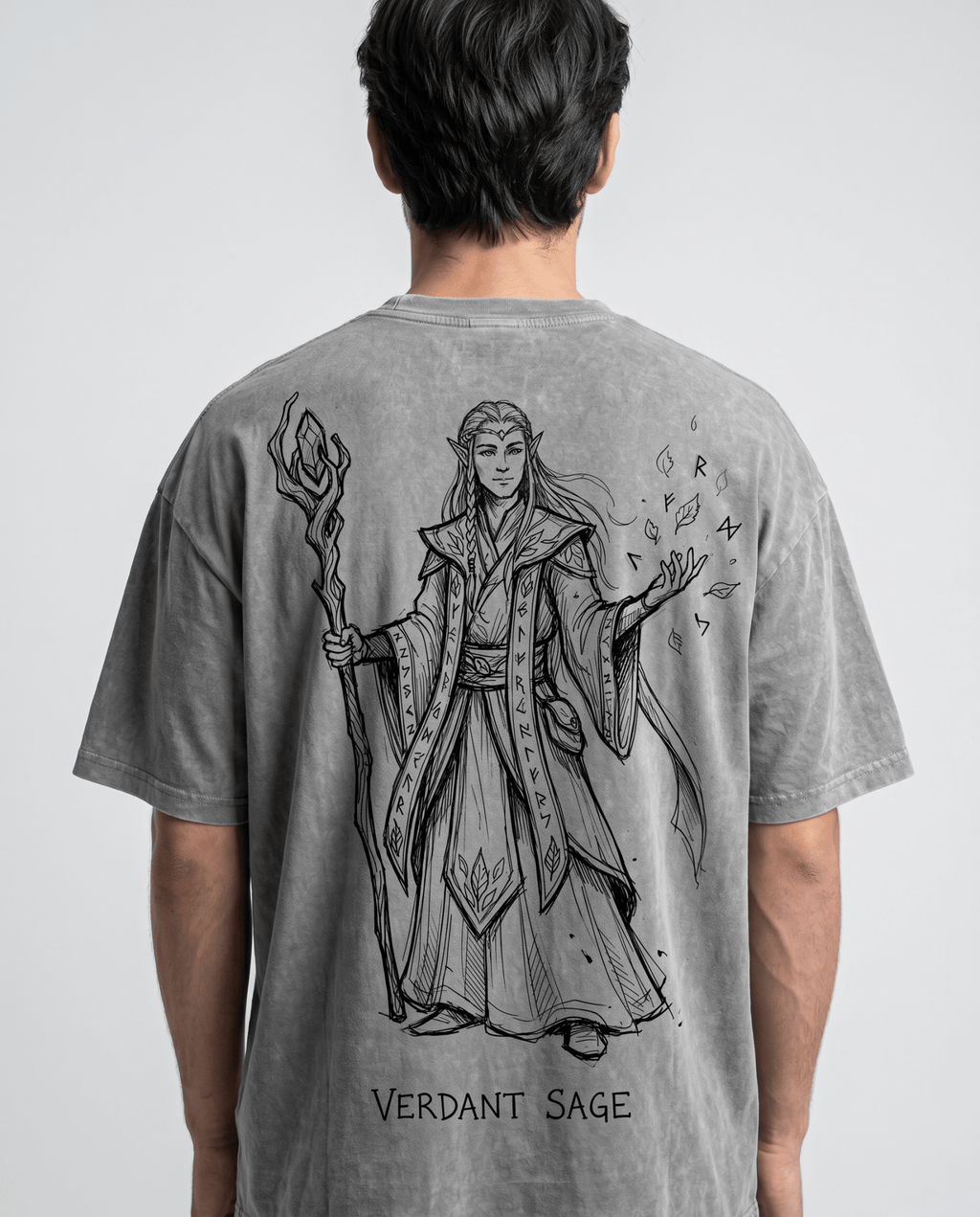 VERDANT SAGE Tee — Wandering Mage - Oni Theory