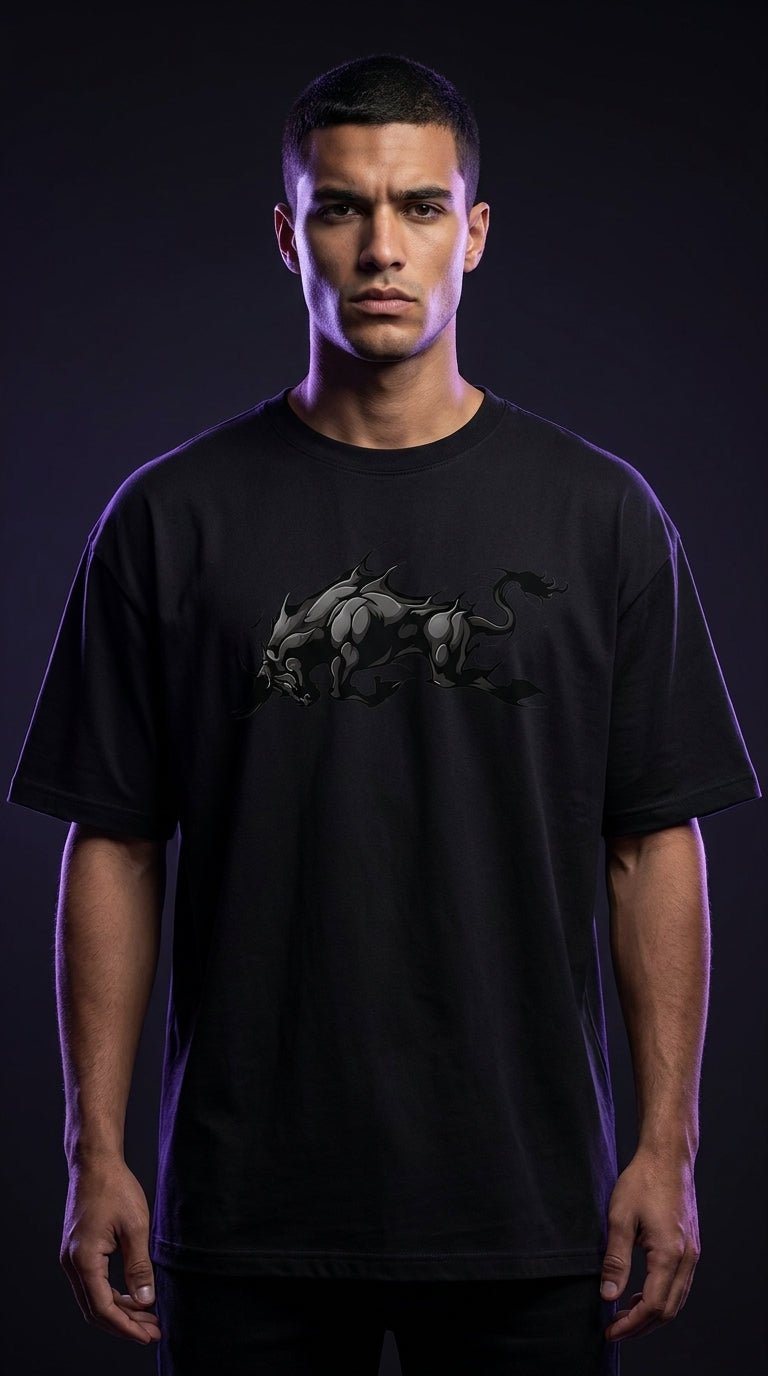 Yami Sukehiro Dark Manga Streetwear T-Shirt | Black Clover Oversized Tee - Oni Theory