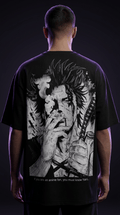 Yami Sukehiro Dark Manga Streetwear T-Shirt | Black Clover Oversized Tee - Oni Theory